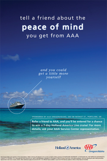 Poster featuring a cruise ship
