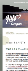 AAA email newsletter (thumbnail)